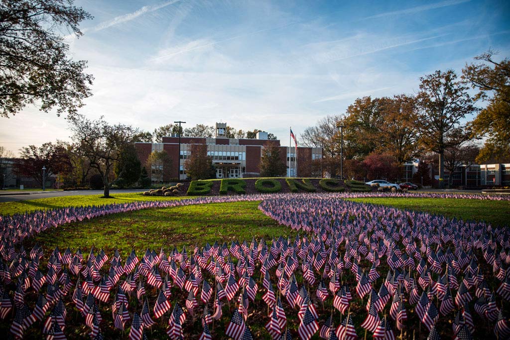 Rider University garden